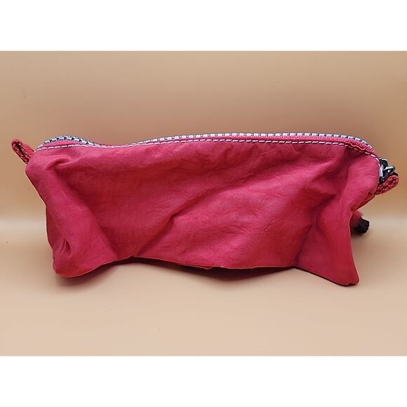 Kipling "Freedom" Zip Pouch Soft Pen Case w/Gorilla - Juicy Pink - Picture 3 of 4